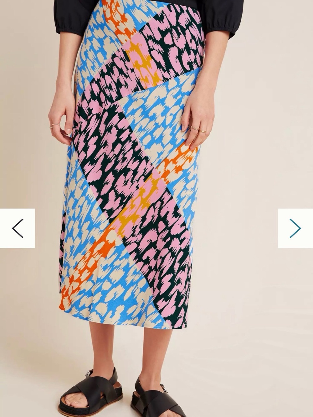 Corey Lynn Calter- Colorful Printed Midi Skirt-sz Medium! - Picture 3 of 9